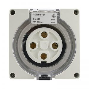 IP66 Socket Outlet 40A 500V AC 4 Pin