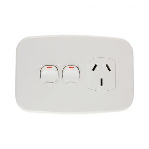 Single Power Point with Extra Switch 10A | LUNA Series