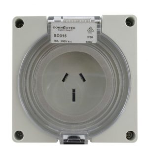 3 Pin Socket Outlet 20A 250V AC IP66