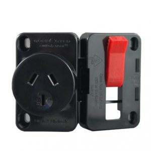 sms1bqf quick connect surface socket black