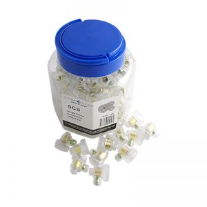 Single Screw Connectors 35A 6mm2 Cable - Jar of 100