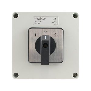 20A Changeover Switch 3 Pole 500V AC IP55