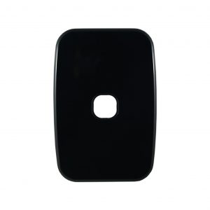 1 Gang Grid and Plate BLACK | LUNA Series