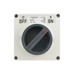 Surface Switch 32A 2 Pole 250V AC