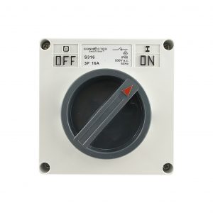 Surface Switch 16A 3 Pole 500V AC IP66