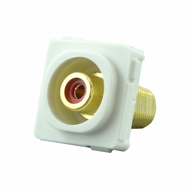 RCA Audio Mechanism Recessed Red ID