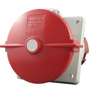 CEE Form Socket Angled Panel 3 Pin 125A 400V