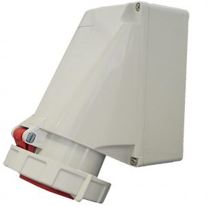 IP67 Wall Socket 63A 5 Pin 400V