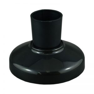 Wide Base Batten Holder with Clip On Cover 95mm Base BLACK