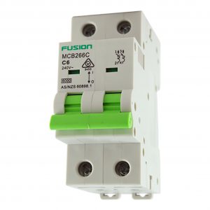 20A 2 Pole MCB 6kA D Curve MCB2620D