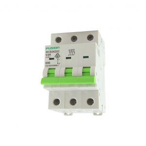 20A 3 Pole Circuit Breaker 6kA D Curve mcb3620d