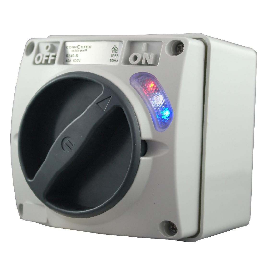 IP66 Surface Switch 20A 250V AC 2 Pole