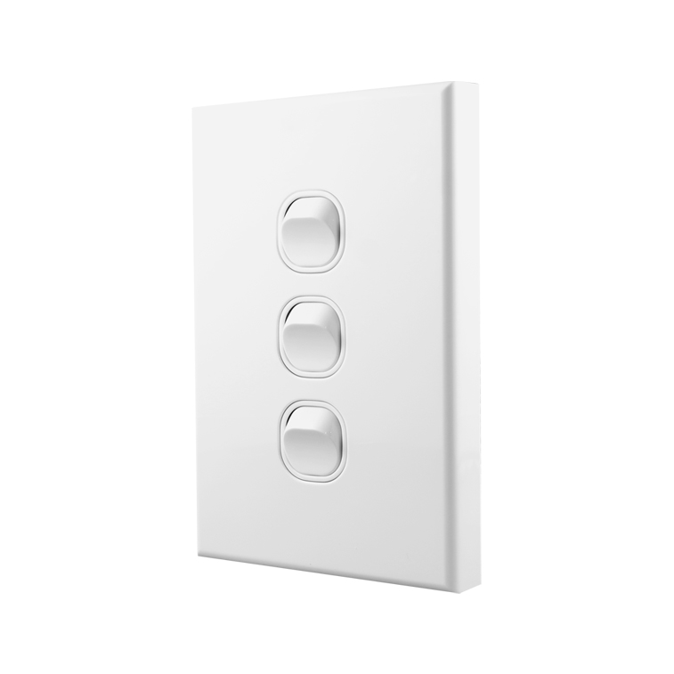 Light Switch 3 Gang - VERTICAL - Image 2