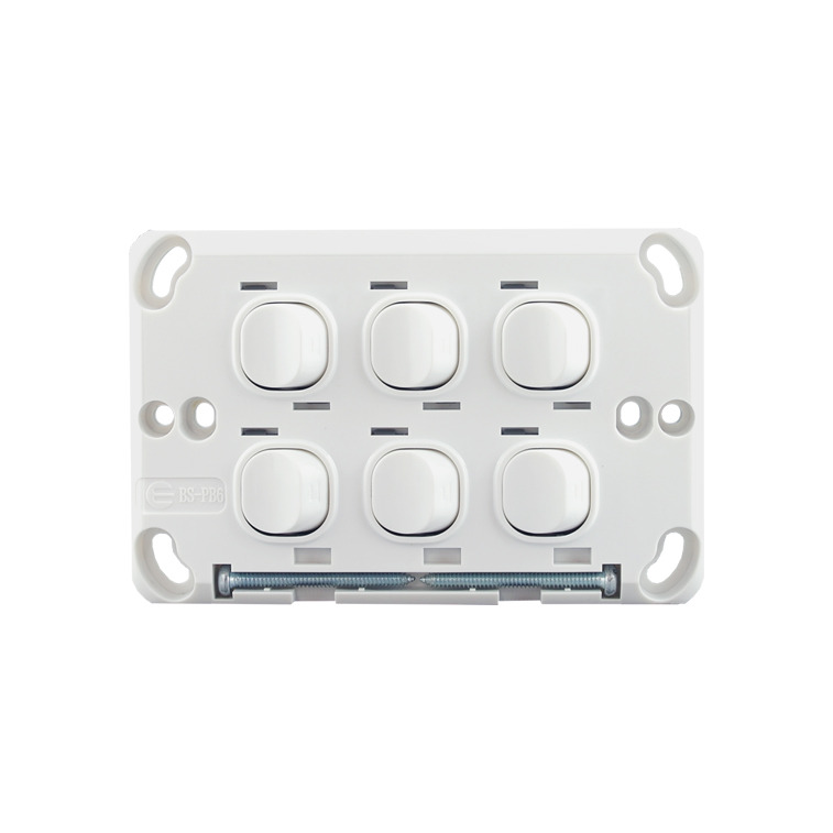 Light Switch 6 Gang - VERTICAL - Image 3