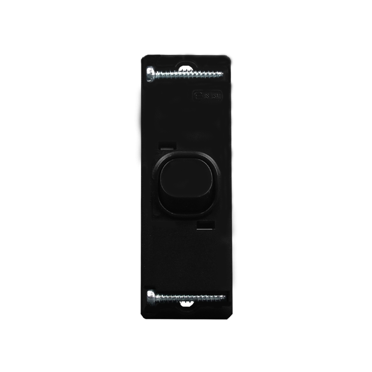 Architrave Switch 1 Gang - BLACK - Image 3