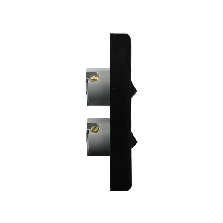 Architrave Switch 2 Gang - BLACK - Image 4