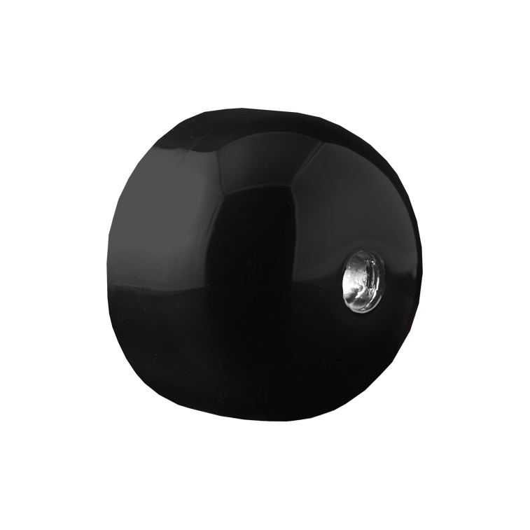 black ceiling rose
