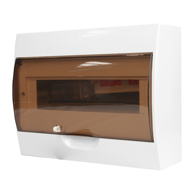 12 Pole Surface Mount Distribution Board - Lockable - Image 2