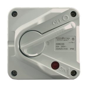 Two Pole Isolator Switch 2 Pole 20 Amp