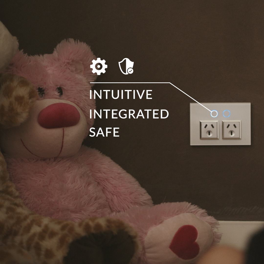 Glass Touch Power Point Double + Extra Switch I-TOUCH - Image 9