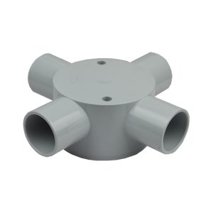 shallow junction box 25mm four way
