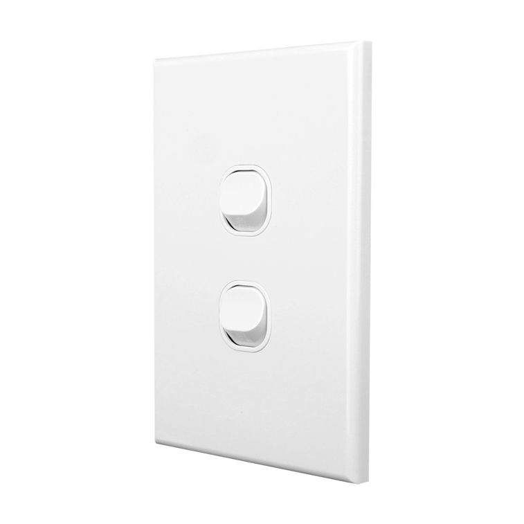 Light Switch 2 Gang - VERTICAL - Image 2
