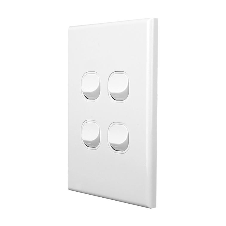 Light Switch 4 Gang - VERTICAL - Image 2