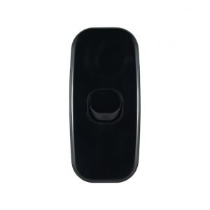 Architrave Switch 1 Gang 10A 250V AC BLACK LUNA Series