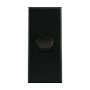 1 Gang Architrave Switch 10A 240V AC MATTE BLACK