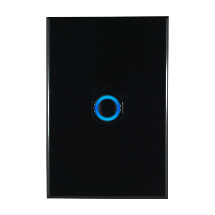Electronic Time Delay Switch with Blue LED Indicator 10A BLACK