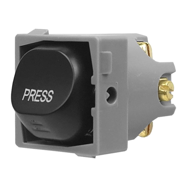 Mech 250V AC 16A - BELL PRESS MATTE BLACK - Image 2