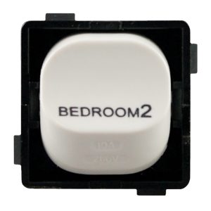 Printed Mechanism 'BEDROOM 2' 10A 1/2 Way