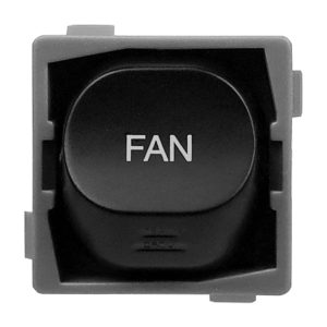 FAN Mech 16A 250V AC 1/2 Way Matte Black