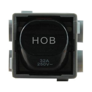 HOB Mechanism 32A 250V AC BLACK Double Pole