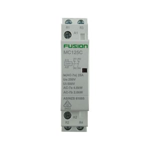modular contactor 1 pole 25amp 2nc