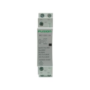 Modular Contactor 2 Pole 24V AC 25A 1NC+1NO