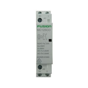 modular contactor 2 pole 25amp 1nc 1no