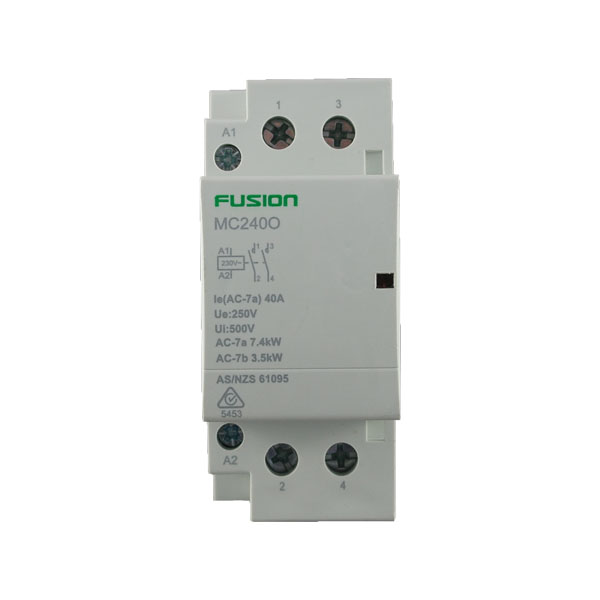 modular contactor 2 pole 40amp 2no