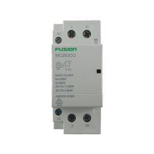 modular contactor 2 pole 63amp 1no 1 nc