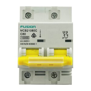 80A 2 Pole 10kA MCB C Curve