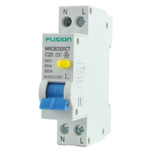 32A Mini RCBO 1P+N 3kA 250V AC 30mA Type A