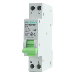 6kA Mini RCBO 16A 1 Pole C Curve
