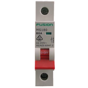 single pole main switch 80a