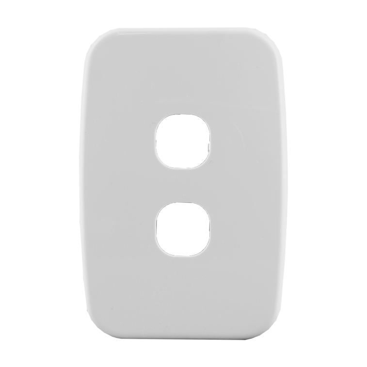 2 gang cover plate only to suit PB2