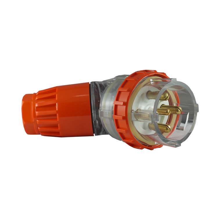 Angled Plug 40A 5 Pin 500V AC IP66