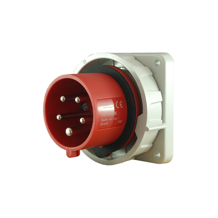 ip67 panel inlet 5 pin 32a 400v