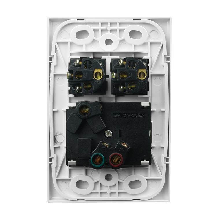 Single Power Point with 2 Extra Switches - VERTICAL - Image 5