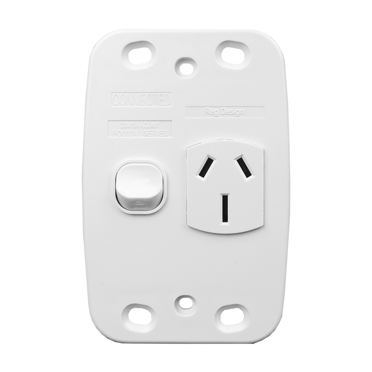 Single Power Point 15A - VERTICAL - Image 3