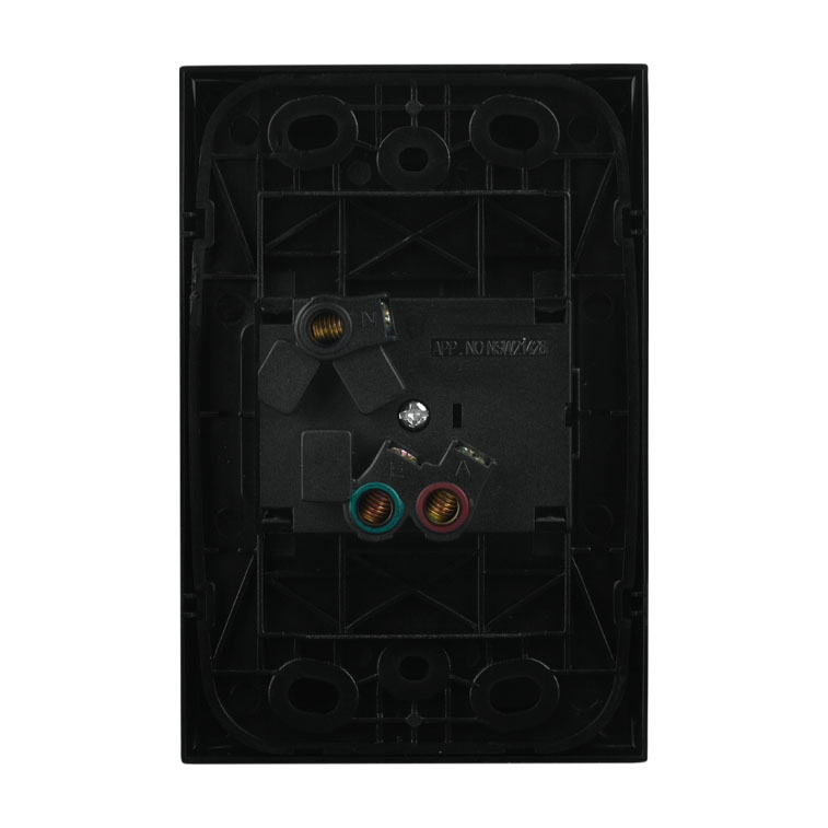Single Power Point 15A - VERTICAL BLACK - Image 5