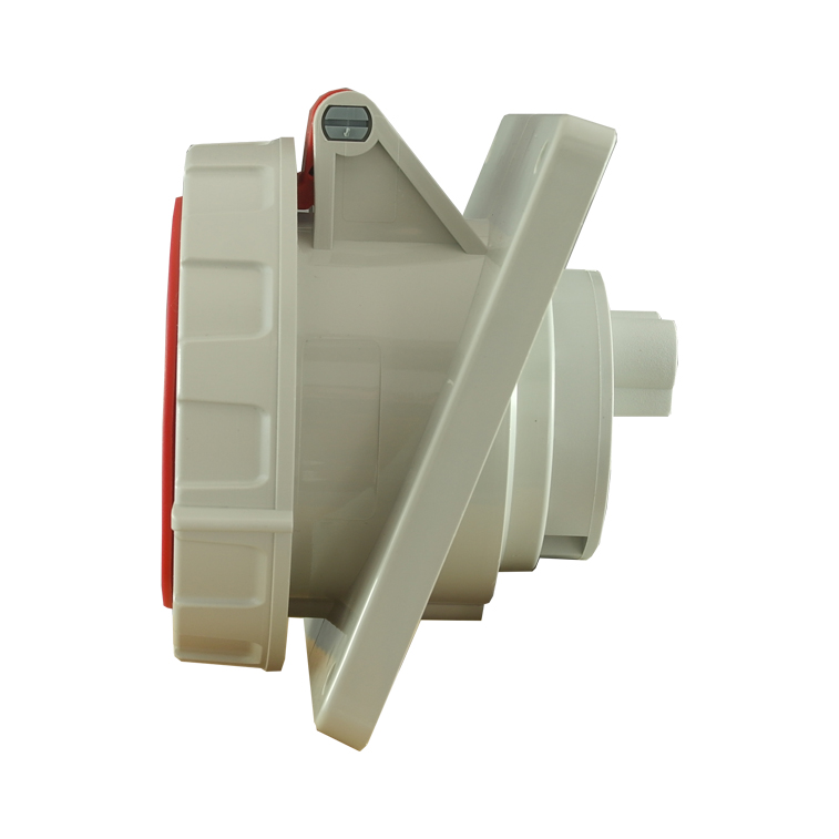 IP67 Panel Socket Angle 5 Pin - 400V 16A 6H - Image 2